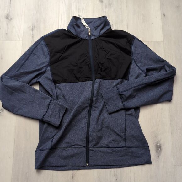 Lululemon Athletics Post Session Jacket Coat Mens Large Multi Color Full Zip - Picture 1 of 4